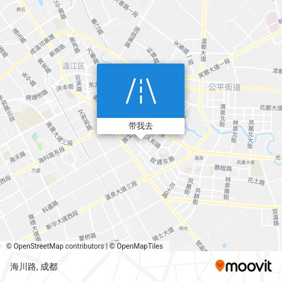 海川路地图
