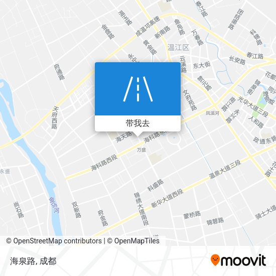 海泉路地图