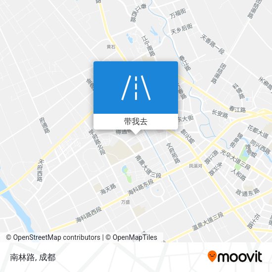 南林路地图