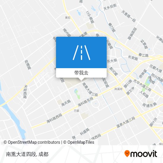 南熏大道四段地图
