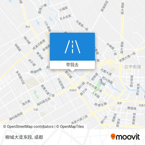柳城大道东段地图
