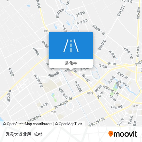 凤溪大道北段地图