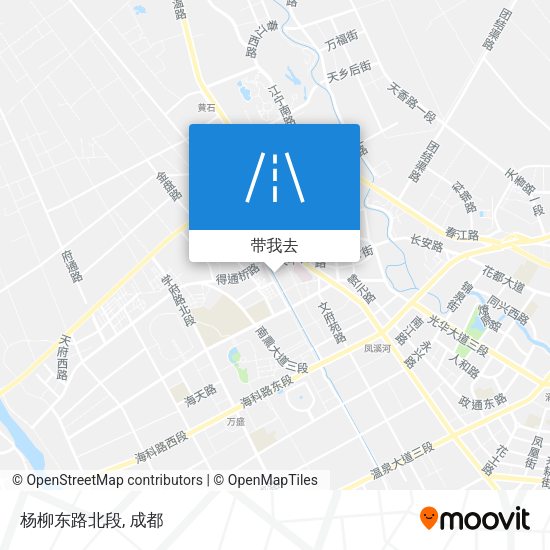 杨柳东路北段地图