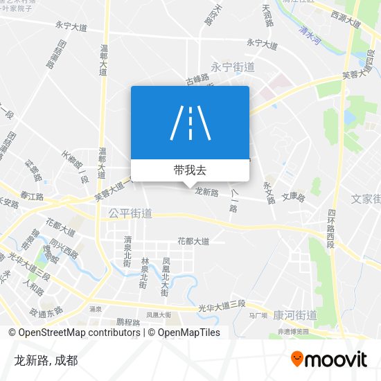 龙新路地图