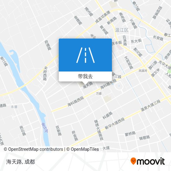 海天路地图