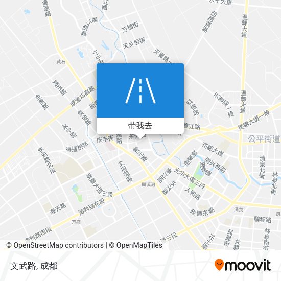 文武路地图