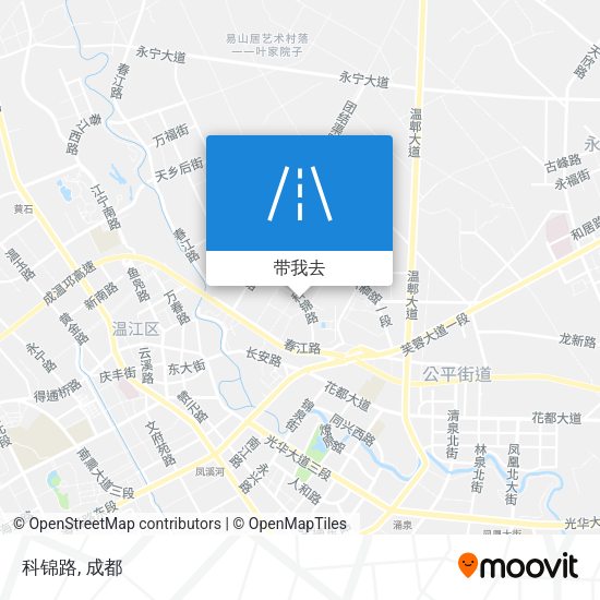 科锦路地图