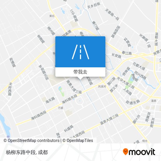 杨柳东路中段地图