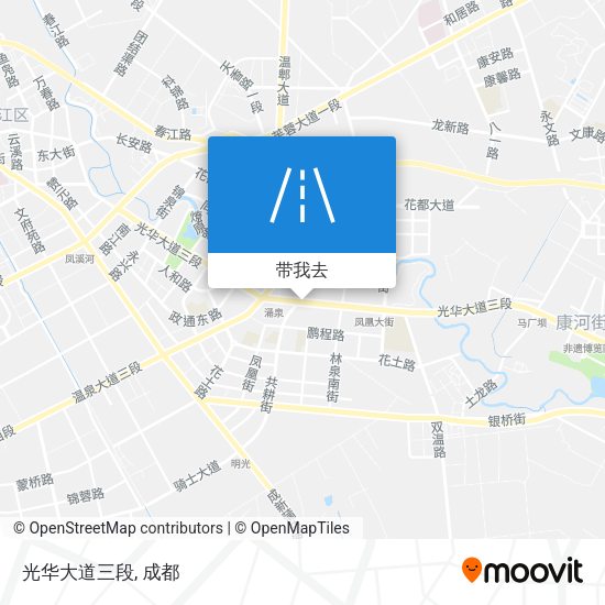 光华大道三段地图