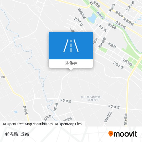 郫温路地图