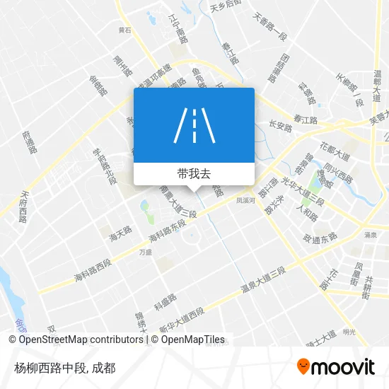 杨柳西路中段地图