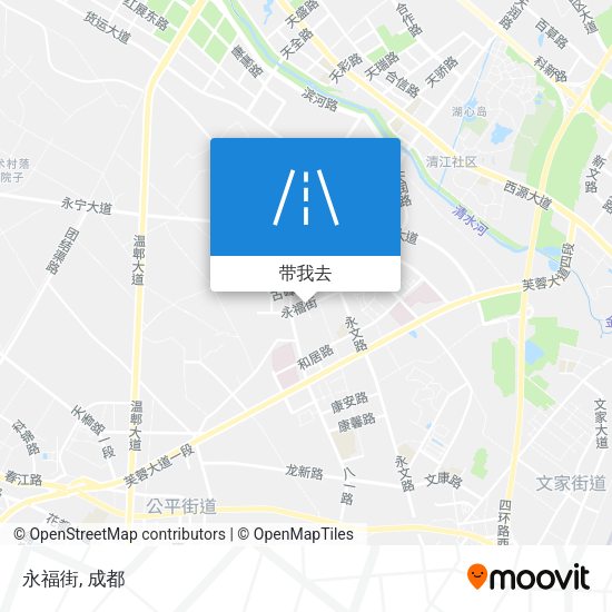 永福街地图