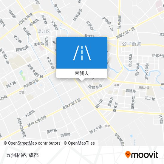 五洞桥路地图