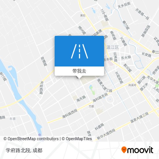 学府路北段地图