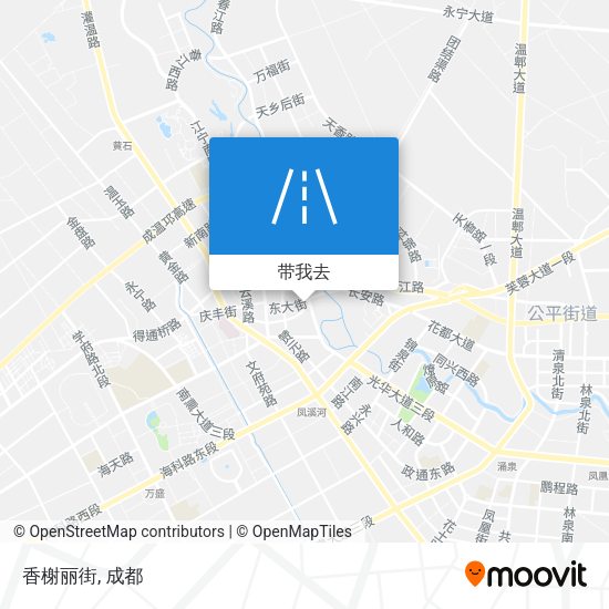 香榭丽街地图