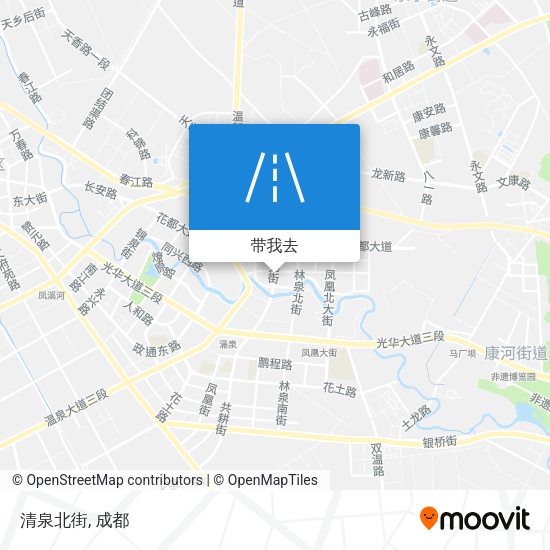 清泉北街地图