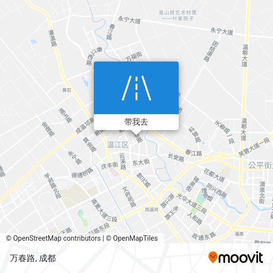 万春路地图