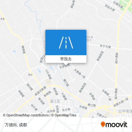 万德街地图