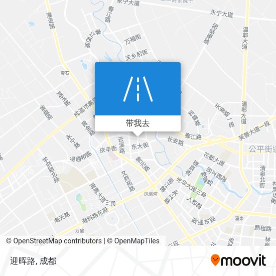 迎晖路地图