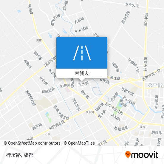行署路地图
