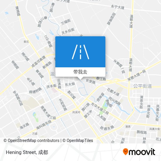Hening Street地图