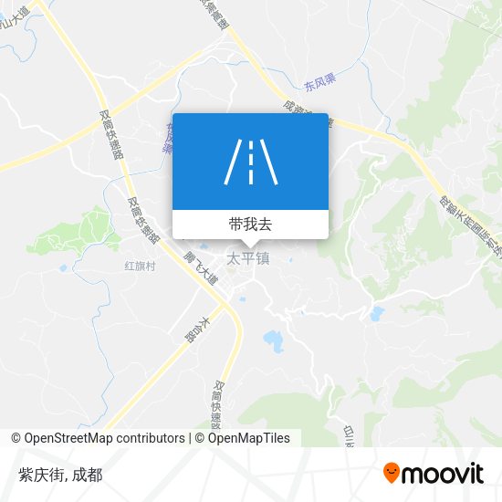 紫庆街地图