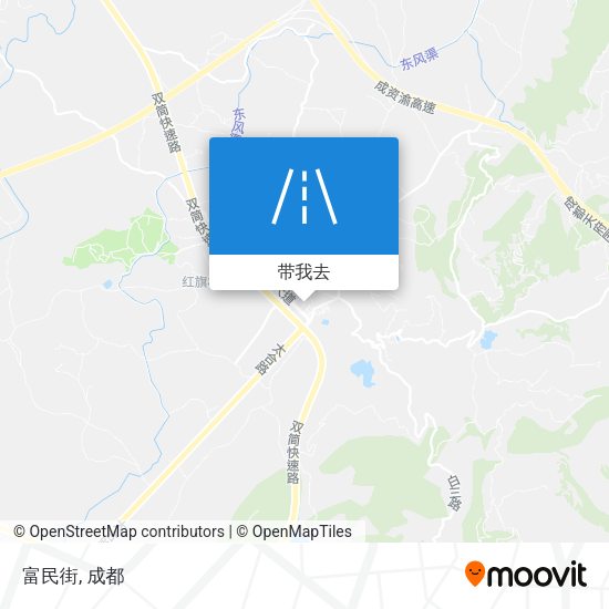 富民街地图