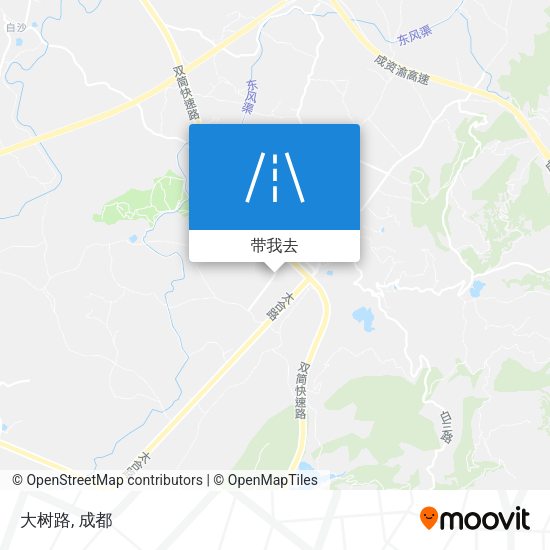 大树路地图