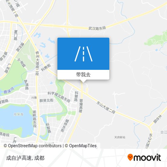 成自泸高速地图