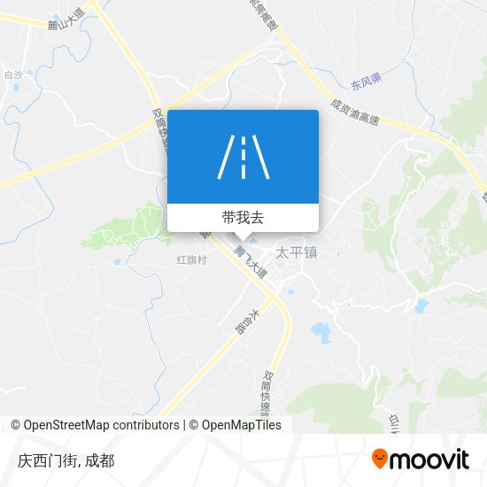 庆西门街地图