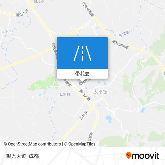 观光大道地图