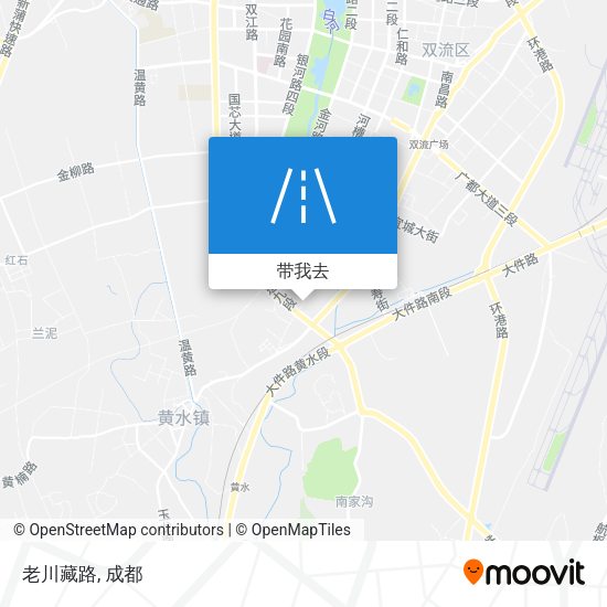 老川藏路地图