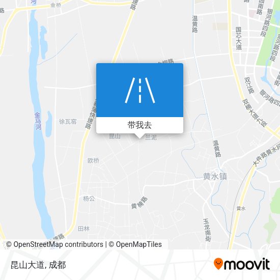 昆山大道地图
