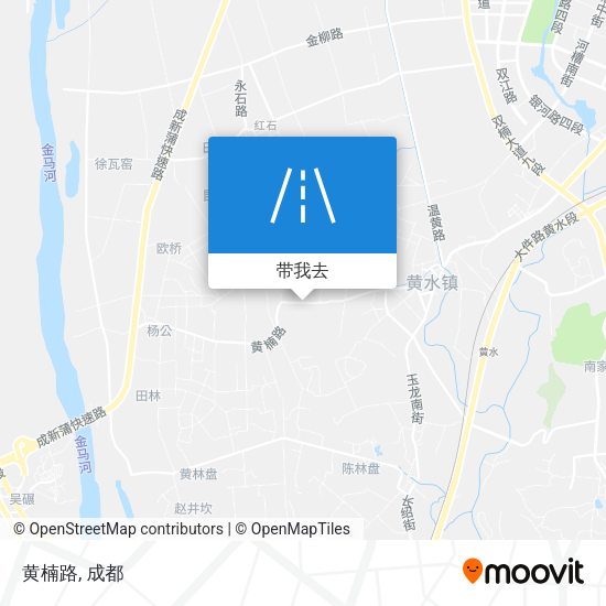 黄楠路地图