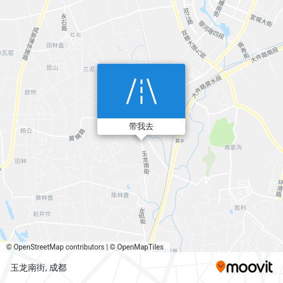 玉龙南街地图