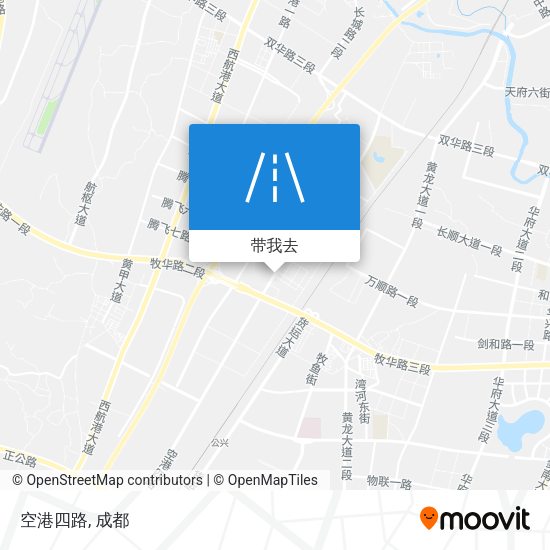 空港四路地图