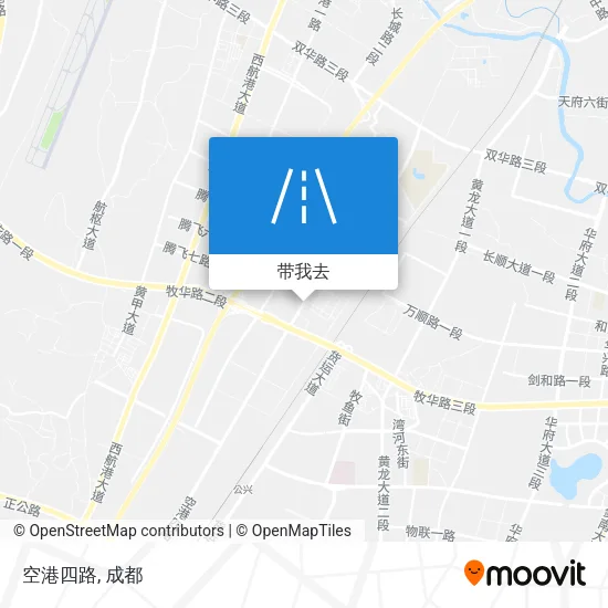 空港四路地图