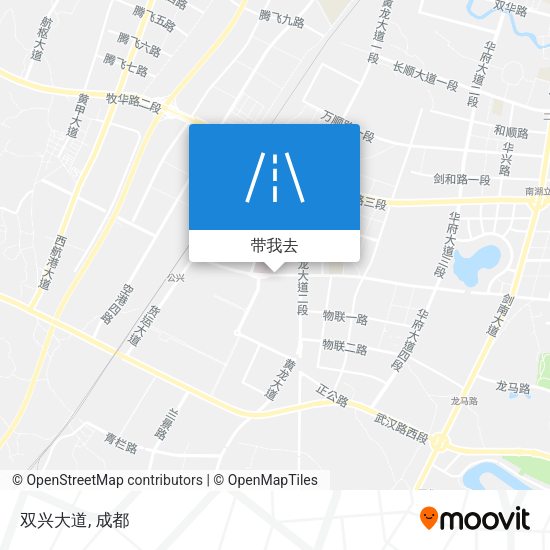 双兴大道地图