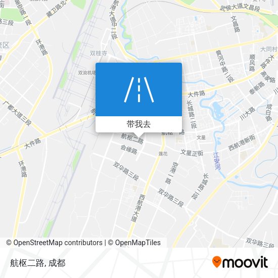 航枢二路地图
