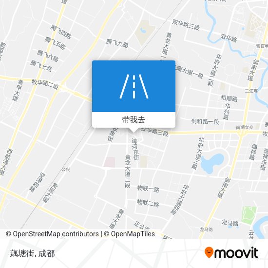 藕塘街地图