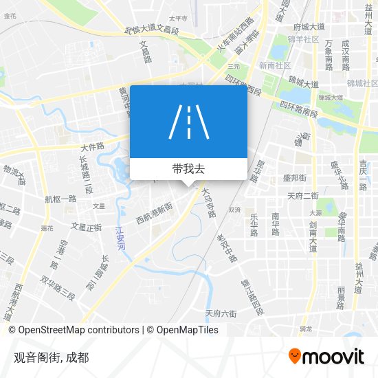 观音阁街地图