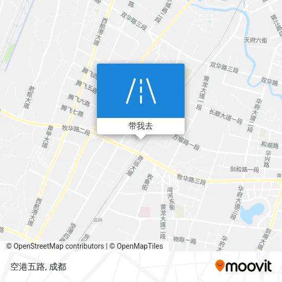 空港五路地图