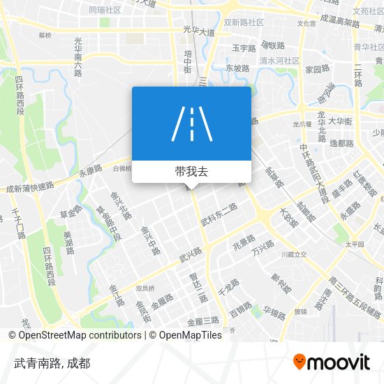 武青南路地图