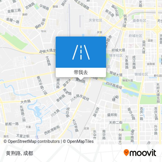 黄荆路地图