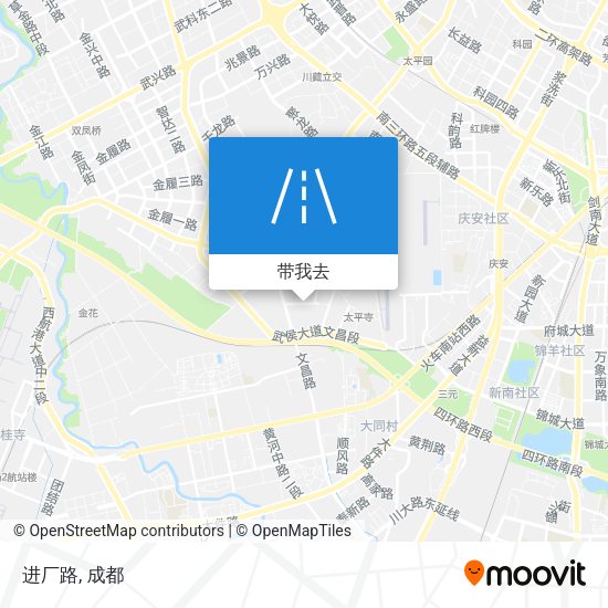进厂路地图
