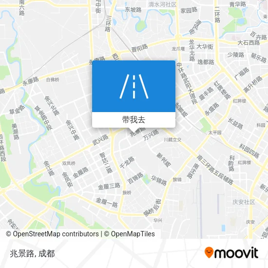 兆景路地图