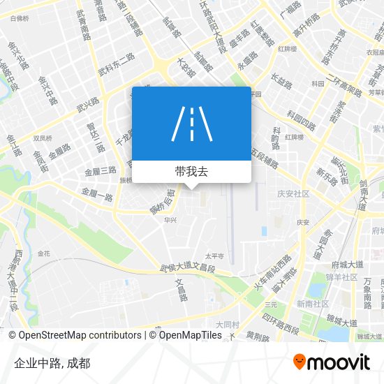 企业中路地图