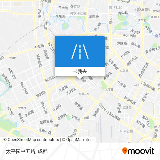 太平园中五路地图