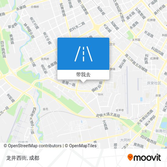 龙井西街地图