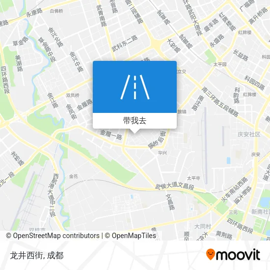 龙井西街地图